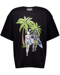 Natasha Zinko - T-Shirt Imprimé À Manches Superposées - Lyst