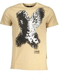 Roberto Cavalli - Leopard-Print T-Shirt - Lyst