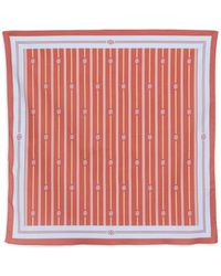 Drole de Monsieur - Striped Logo Scarf - Lyst