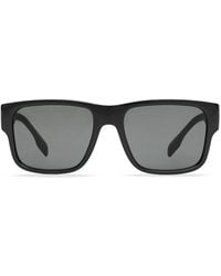 Burberry - Logo-detail Square-frame Sunglasses - Lyst