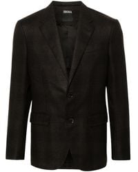 ZEGNA - Checked Blazer - Lyst