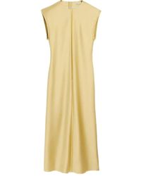 Ami Paris - Maxi-Jurk Met Gerafelde Afwerking - Lyst