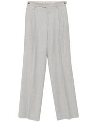 Berwich - Pleated Wool Trousers - Lyst