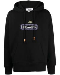 Adish - Alkhws Logo-Print Cotton Hoodie - Lyst