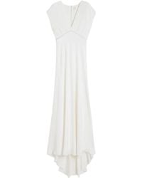 Max Mara - Burano V-Neck Embellished Maxi Dress - Lyst