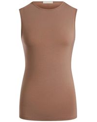 12 STOREEZ - Kim Crew-Neck Tank Top - Lyst