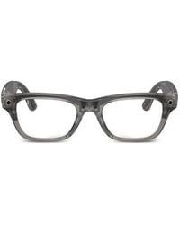 Ray-Ban - Transparent Square-Frame Sunglasses - Lyst