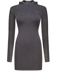 AVAVAV - X Adidas Originals Faded-Effect Logo-Embroidered Dress - Lyst