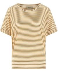 Herno - Striped Cuffed-Sleeves T-Shirt - Lyst