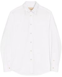 Valentino Garavani - Cotton Poplin Shirt With Embroidery On The Collar - Lyst