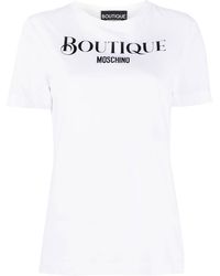 Boutique Moschino - Logo-print T-shirt - Lyst