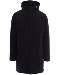 Herno - Hooded Concealed-Fastening Coat - Lyst