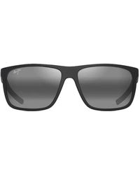 Maui Jim - Lunettes De Soleil Lehopulu À Monture Rectangulaire - Lyst
