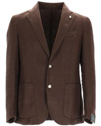Brando - Herringbone-Weave Single-Breasted Blazer - Lyst
