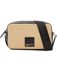 KARL LAGERFELD - Logo-Patch Cross Body Bag - Lyst