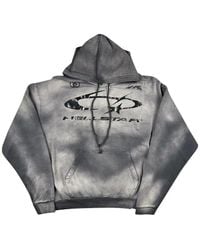 HELLSTAR - Logo-Print Acid-Wash Hoodie - Lyst