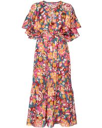 Eres - Piment Floral-print Maxi Dress - Lyst