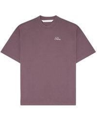 Palm Angels - Logo-Print Cotton T-Shirt - Lyst