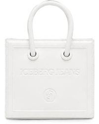 Iceberg - Embossed-Logo Tote Bag - Lyst