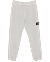 Stone Island - Logo-Patch Track Pants - Lyst