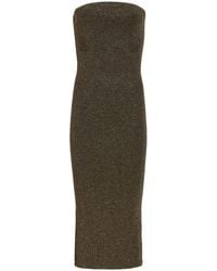 KHAITE - The Rumer Ribbed-Knit Midi Dress - Lyst
