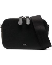 A.P.C. - Soho Leather Messenger Bag - Lyst