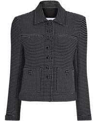 Proenza Schouler - Gepunktete Jacke mit Taschen - Lyst