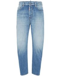DSquared² - Vaqueros Con Parche Del Logo - Lyst