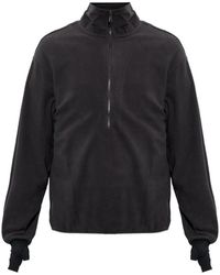 Entire studios - Half-Zip Fleece Sweater - Lyst