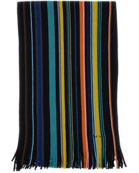 Paul Smith - Écharpe Rayée À Franges - Lyst