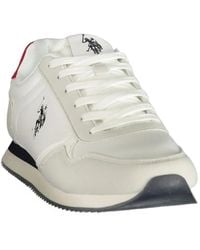 U.S. POLO ASSN. - Logo-Print Panelled Sneakers - Lyst