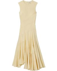 Tory Burch - Flared Cotton Silk Dress - Lyst