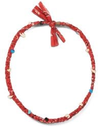Alanui - Bandana Braided Cowrie-Shell Necklace - Lyst