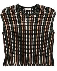 Ulla Johnson - Haut En Crochet À Taille Péplum - Lyst
