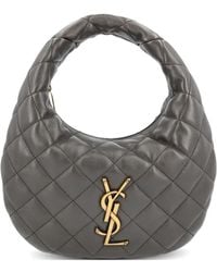 Saint Laurent - Icarino Quilted-Leather Tote Bag - Lyst