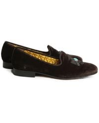 Fortela - Broadway Thunderbird Embroidered Loafers - Lyst