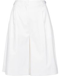 Jonathan Simkhai - Twill-Shorts Mit Falten - Lyst