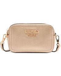 Liu Jo - Small Logo-Plaque Zip-Fastening Cross Body Bag - Lyst
