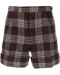 Thom Browne - Fit 5 Tartan Tailored Shorts - Lyst