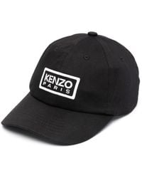 KENZO - Baseball Hat With Patch - Lyst