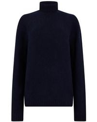 Moorer - High-Neck Knitted Sweater - Lyst