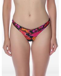 CAMILLA - Floral-Print Bikini Bottoms - Lyst