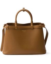 Prada - Mittelgroße Buckle Tote Bag - Lyst
