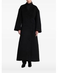 Entire studios - Wrap-Front Double-Breasted Coat - Lyst