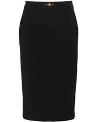 Elisabetta Franchi - ロゴ ペンシルスカート - Lyst