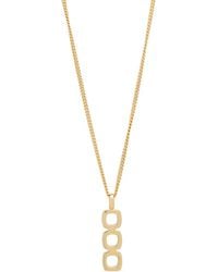 Tom Wood - Cushion Pendant Necklace - Lyst