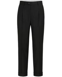 Brunello Cucinelli - Super 150S Virgin Wool Four Season Batavia Trousers With Pleat - Lyst