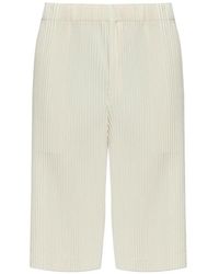 Homme Plissé Issey Miyake - Wear Or Wrap Shorts Met Plooien - Lyst