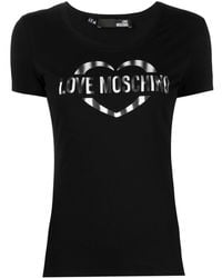 Love Moschino - Printed T-shirt - Lyst