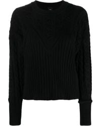 Pinko - Armadillo Ribbed-Knit Jumper - Lyst